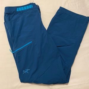 Blue soft shell pants